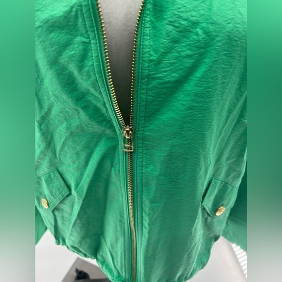 Chico's Zenergy Green Jacket Size 1 (M) - Picture 5 of 13